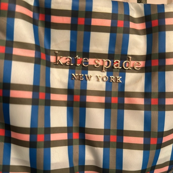 Kate Spade ♠️ Everything Puffy Plaid Tote - Picture 9 of 10